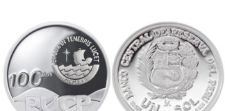 BCRP pone en circulación monedas de plata alusivas a 100 años de la PUCP