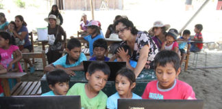 Niños de Caserío Sampachuzco fueron capacitados en alfabetización digital