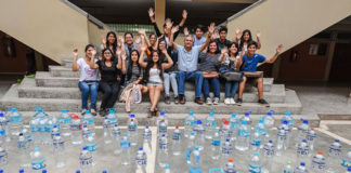Alumnos de Arquitectura de UPAO entregan 2500 litros de agua