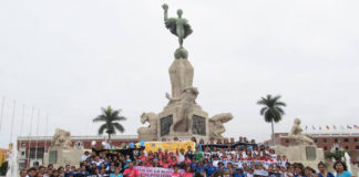 Diferentes instituciones se unen en pasacalle por Día Mundial sin Tabaco en Trujillo