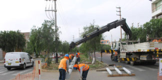 Hidrandina inicia de último tramo de anillo energético de Trujillo