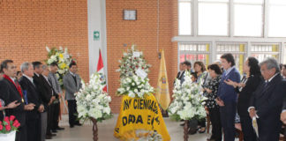 Se realiza ceremonia de despedida al fenecido profesor José Ramírez Vega en UNT