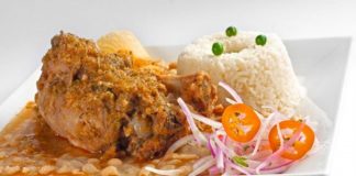 Seco de cabrito a la trujillana