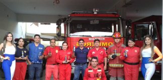 Fonpell celebra noble labor de los Bomberos de Trujillo