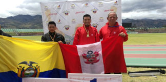 Peruano Efraín Sotacuro gana medalla de oro en Open Internacional de Para Atletismo