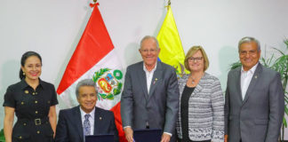 Alcalde de Trujillo entrega llaves de la ciudad a mandatarios de Perú y Ecuador