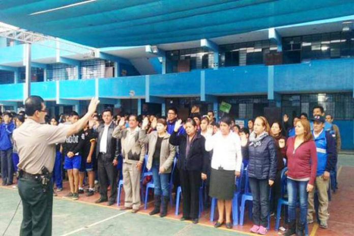 coprosec-juramenta-brigada-de-autoproteccion-escolar-en-i-e-cesar-vallejo