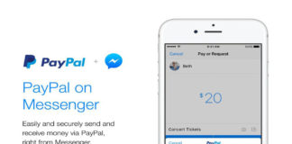 Facebook Messenger en convenio con PayPal permiten realizar transferencias de dinero