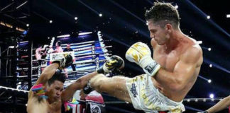 Peruano Gabriel Mazzetti logra victoria por TKO de Muay thai en China