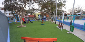 Vecinos de la Noria tienen renovado parque «Ramiro Espinoza Espinoza»