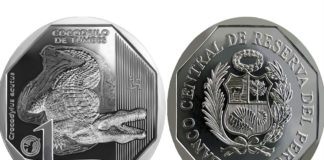 BCR pone en circulación nueva moneda con el cocodrilo de Tumbes