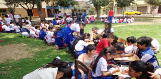Niños participan en campaña de lectura de la MPT