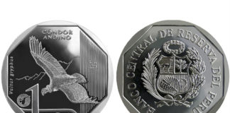 BCR pone en circulación tercera moneda de S/ 1 alusiva al cóndor andino