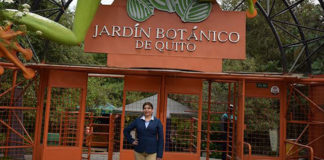 Docente de Farmacia de UNT visita el Jardín Botánico de Quito