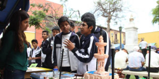 Escolares exponen sobre libro ‘Paseando por el Centro Histórico de Trujillo’