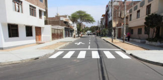 MPT entrega pistas rehabilitadas en urb. Miraflores