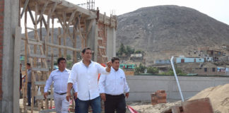 Complejo Deportivo Mochica de Guadalupito presenta el 50% de avance