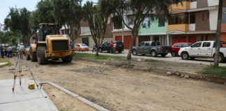 GRLL inicia la rehabilitación de Av. Huamán
