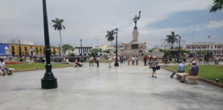 Ingenieros civiles de UPAO realizan inspección de la Plaza de Armas