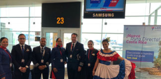 LATAM Airlines Perú inaugura su vuelo directo Lima – San José
