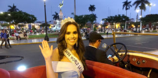 Estefani Mauricci es coronada como Miss World La Libertad 2018