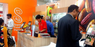 Reconocen stand peruano en la feria AAHAR de alimentos de la India