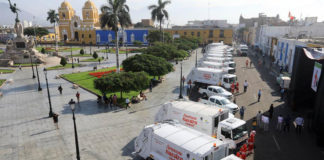 MPT presenta maquinaria para nuevo sistema de limpieza pública de «Trujillo Limpio»