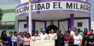 MPT hace entrega de 60 mil soles a tres centros poblados de Trujillo