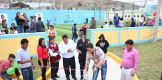Inauguran moderno Polideportivo en Guadalupito