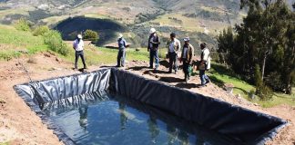 Invierten en proyecto de cosecha y almacenamiento de agua en Otuzco