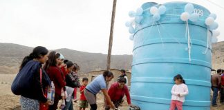 MPT entrega tanque de mil litros a pobladores del cerro Cabras