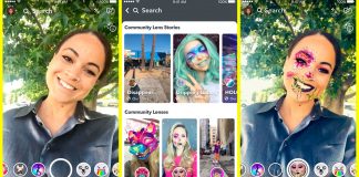 Snapchat intenta competir con Facebook con biblioteca de filtros para selfies