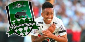 Volante nacional Christian Cueva jugará en el Krasnodar de Rusia