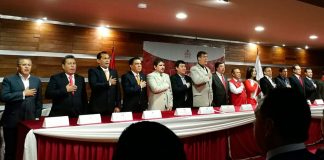 Candidatos al Gobierno Regional firman el Pacto Ético Electoral