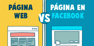Vender usando ¿Facebook o una Página web?