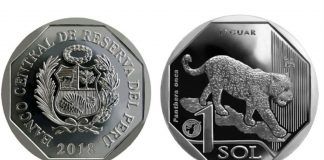 BCR pone en circulación la nueva moneda de S/ 1 alusiva al jaguar