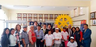 MPT y el Rotary Club Trujillo entregan módulos de trabajo a favor de personas con escasos recursos