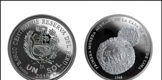 BCR pone en circulación moneda de plata por 450 años de la Casa de Moneda de Lima