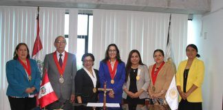 Presidente de Junta de Fiscales Superiores toma juramento a fiscales de familia de Trujillo