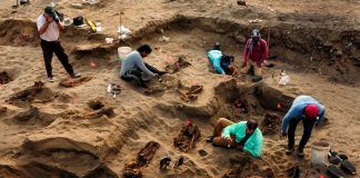 Muestran telares y tocado Chimúes descubiertos en proyecto UNT Huanchaco