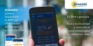 Senamhi presenta su nueva App para acceder a pronósticos del tiempo a escala nacional