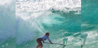 Surfista peruana Brissa Málaga se lleva el primer lugar en Australia