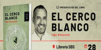 El escritor y periodista Iván Slocovich presentará en Trujillo su nueva novela El cerco blanco