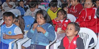 Cientos de niños asisten a primera edición de ‘Barrio Cine’ por la MPT