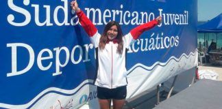 Nadadora peruana Gabriela Ccollcca obtiene medalla de oro en campeonato sudamericano