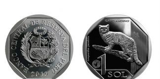 El BCR pone en circulación la nueva moneda de S/ 1.00 alusiva al gato andino