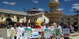 Estudiantes de la filial UNT en Santiago de Chuco desarrollan campaña contra contaminación sonora