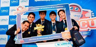 Colegio Claretiano gana la primera edición de ‘Robocup UPAO’