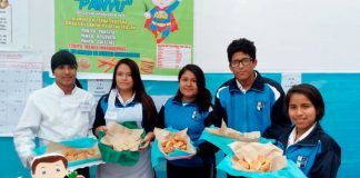 Escolares de Áncash crean «panyu» para combatir la Anemia