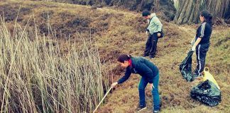 GRLL inicia campaña de limpieza en los Totorales de Huanchaco para preservar medio ambiente